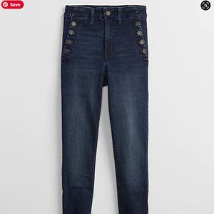 Gap High Rise Universal Legging Jeans Washwell
